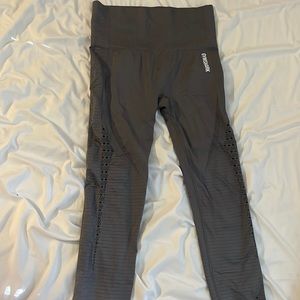Gymshark Energy+ Seamless Leggings - Smokey Grey, Size Medium